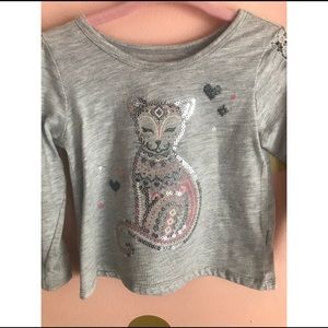 Adorable decorative cat long sleeve